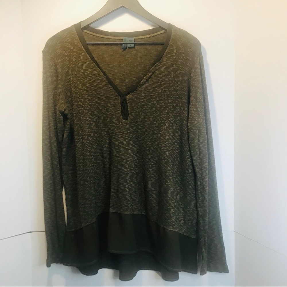 Anthropologie Left of Center Long Sleeve Tunic